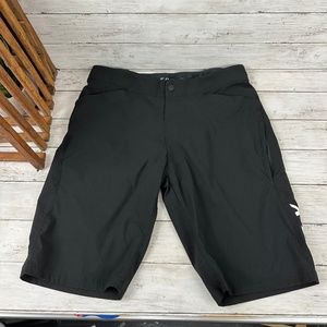 Fox Ranger Shorts Mens 34 Black MTB BMX 12" inseam